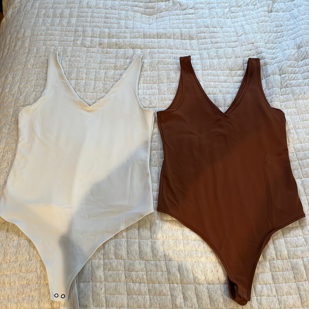 Abercrombie soft A&F Collection bodysuit one piece.